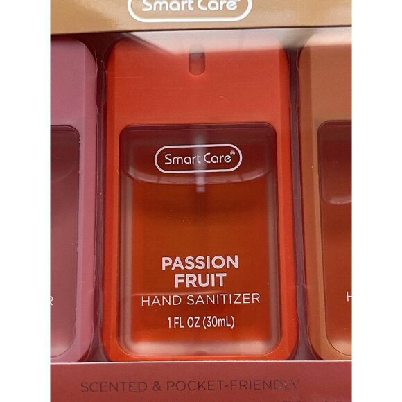 3 Pk 1 Fl Oz Smart Care Scented Hand Sanitizer Spray Berry Passion Fruit Citrus - Picture 2 of 12